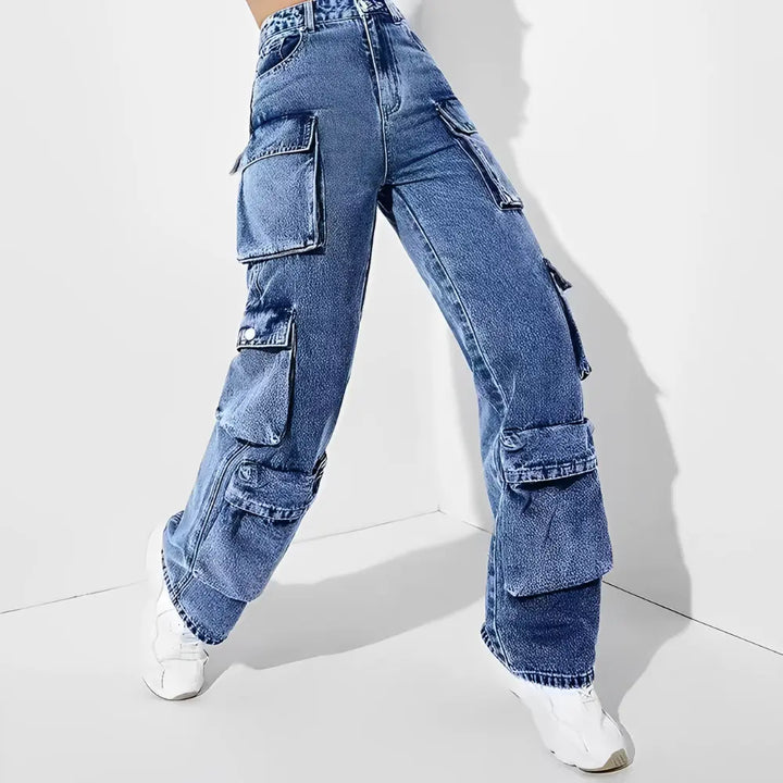 Calça Jeans Cargo
