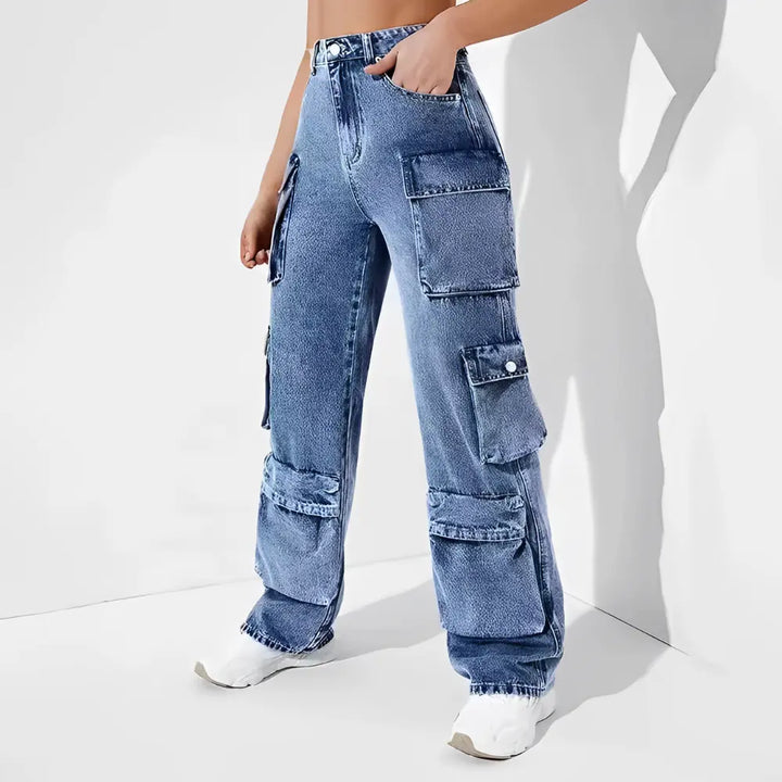 Calça Jeans Cargo