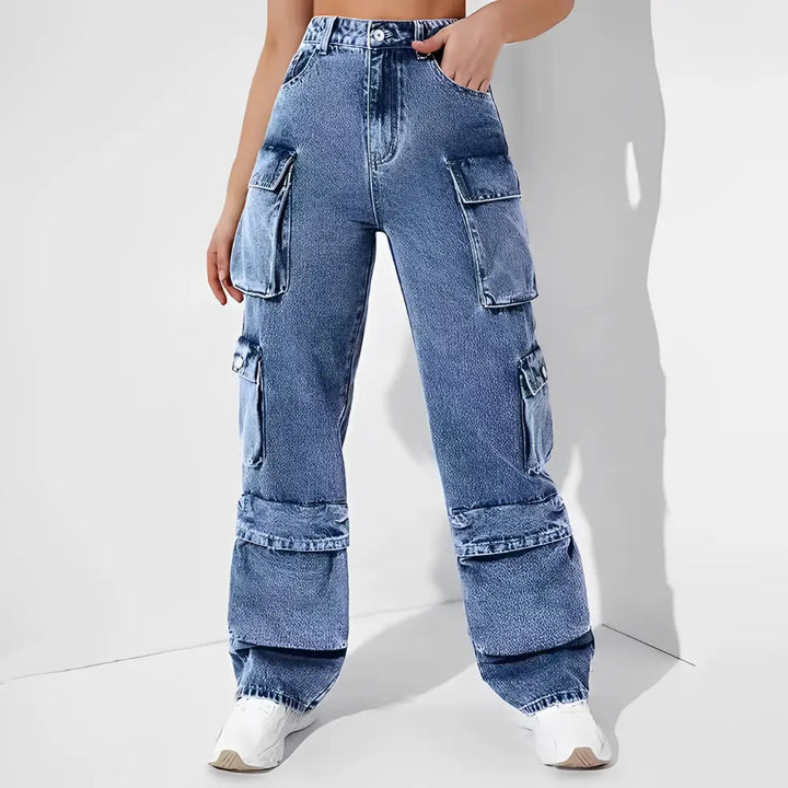 Calça Jeans Cargo