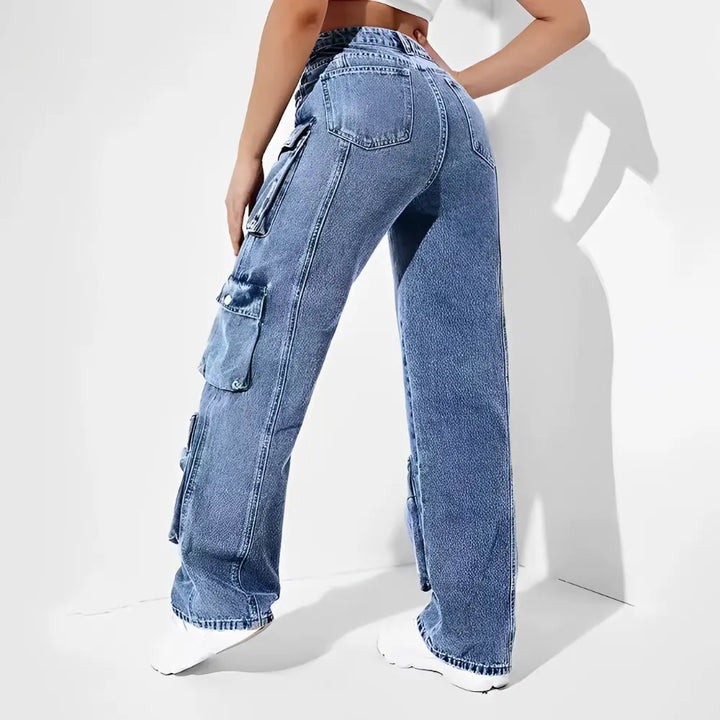 Calça Jeans Cargo