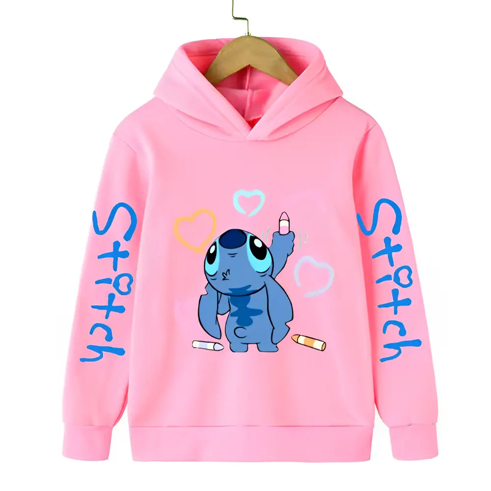 Moletom Stitch & Rosa