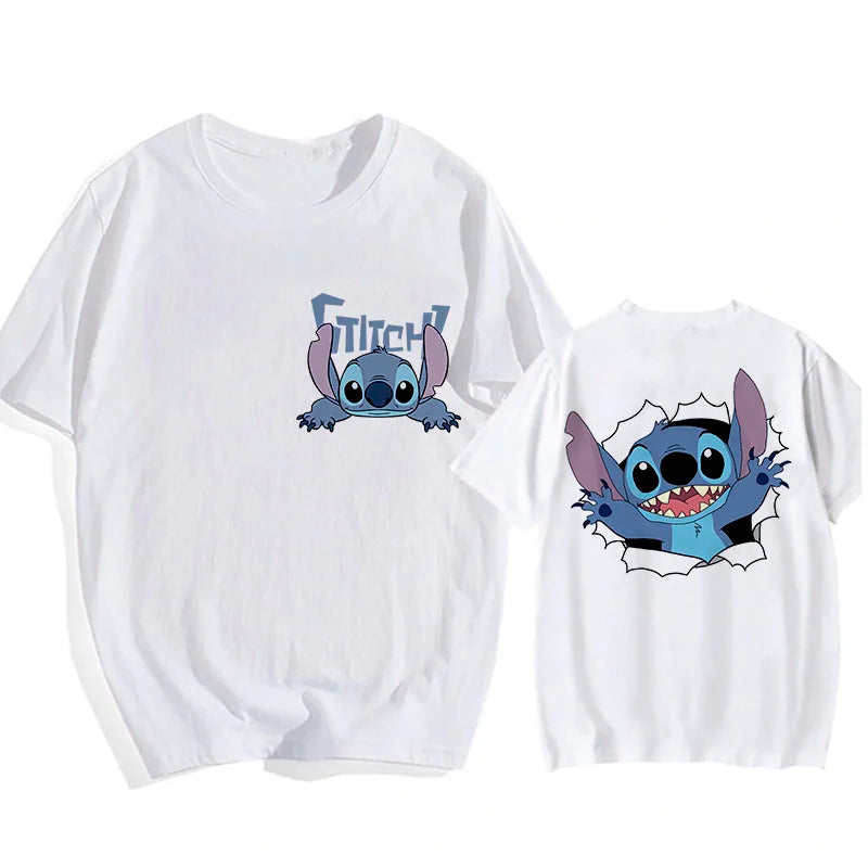 Camisetas do Stitch e Rosa