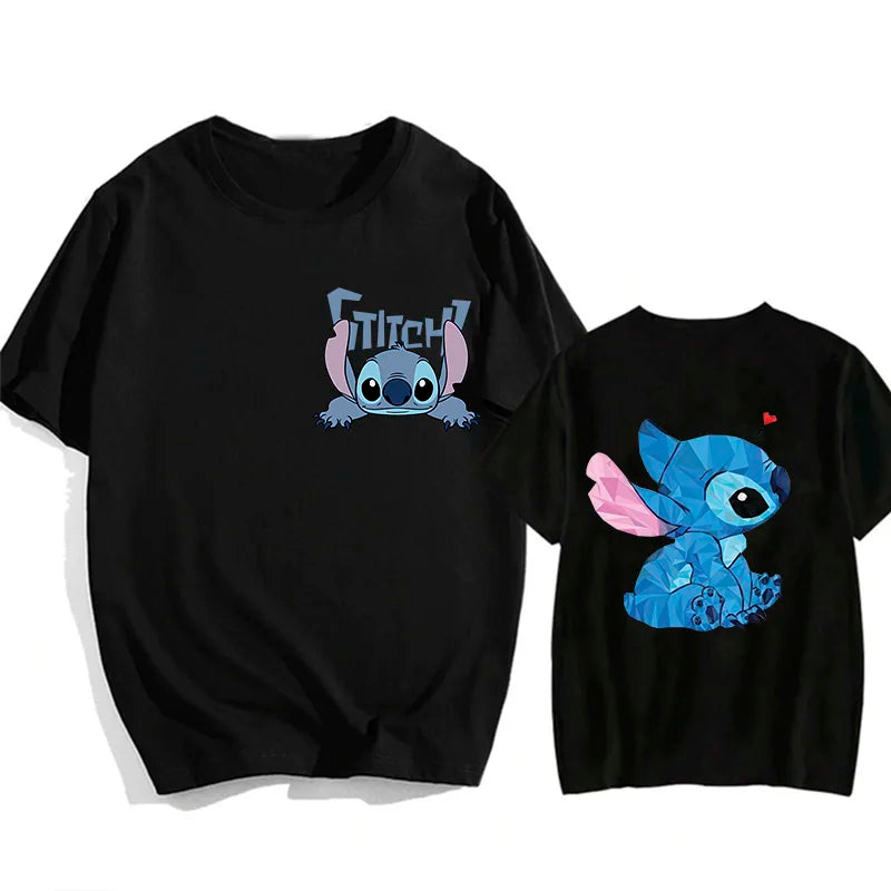 Camisetas do Stitch e Rosa