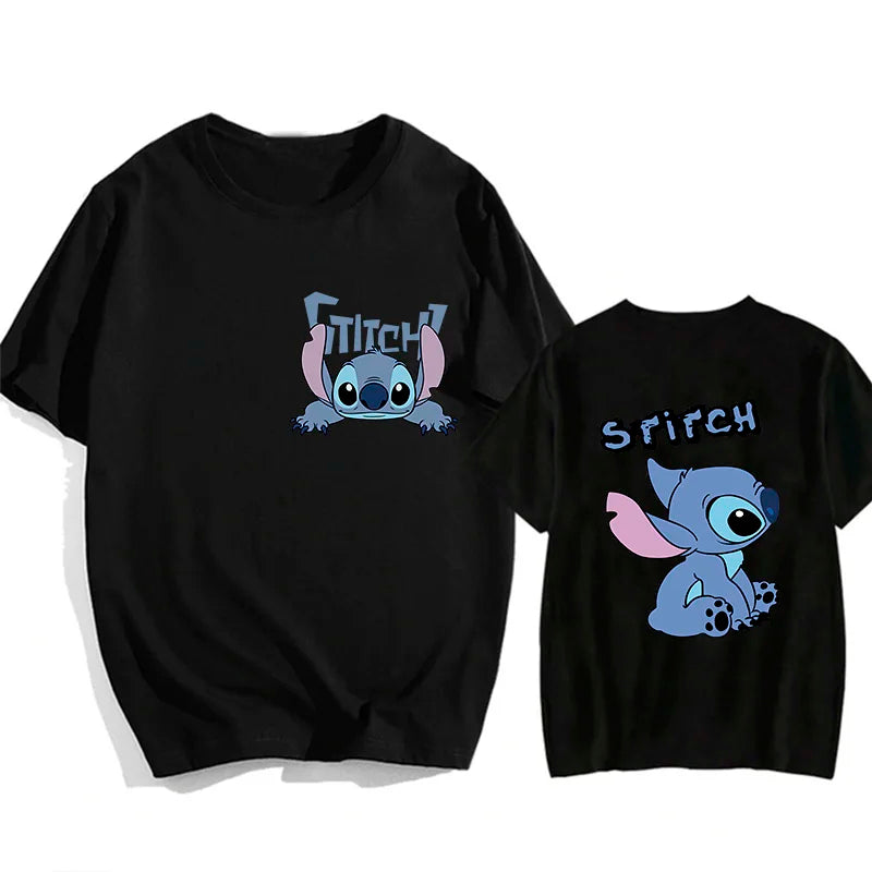 Camisetas do Stitch e Rosa