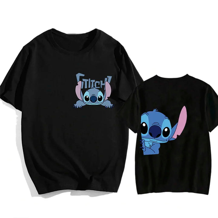 Camisetas do Stitch e Rosa