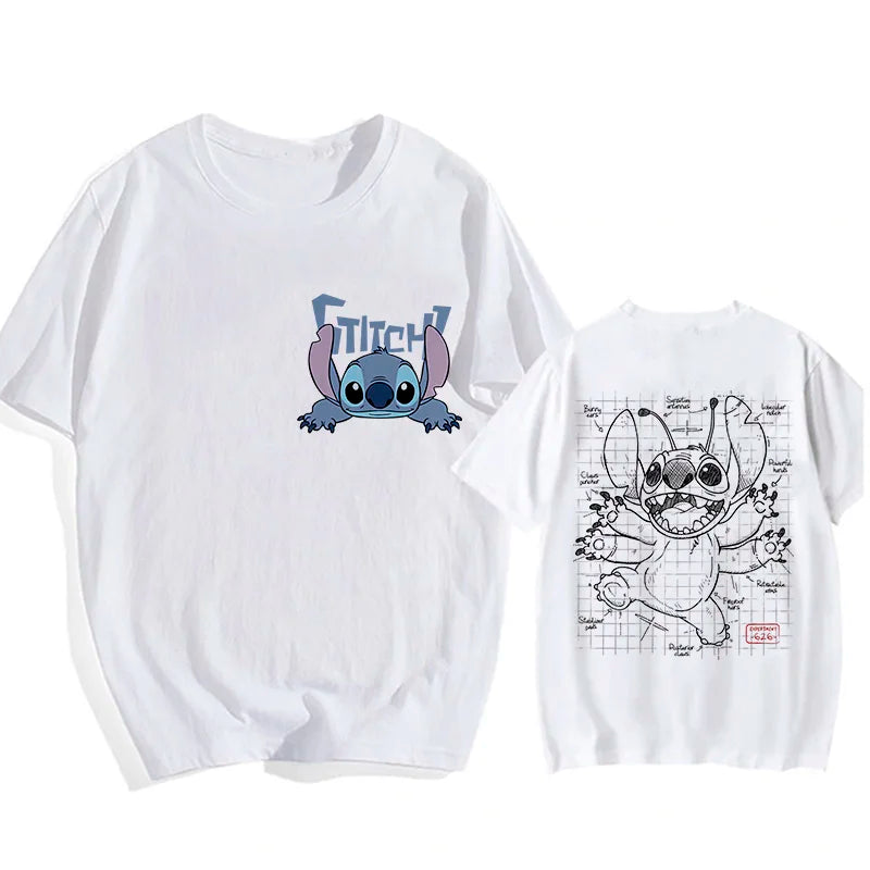 Camisetas do Stitch e Rosa