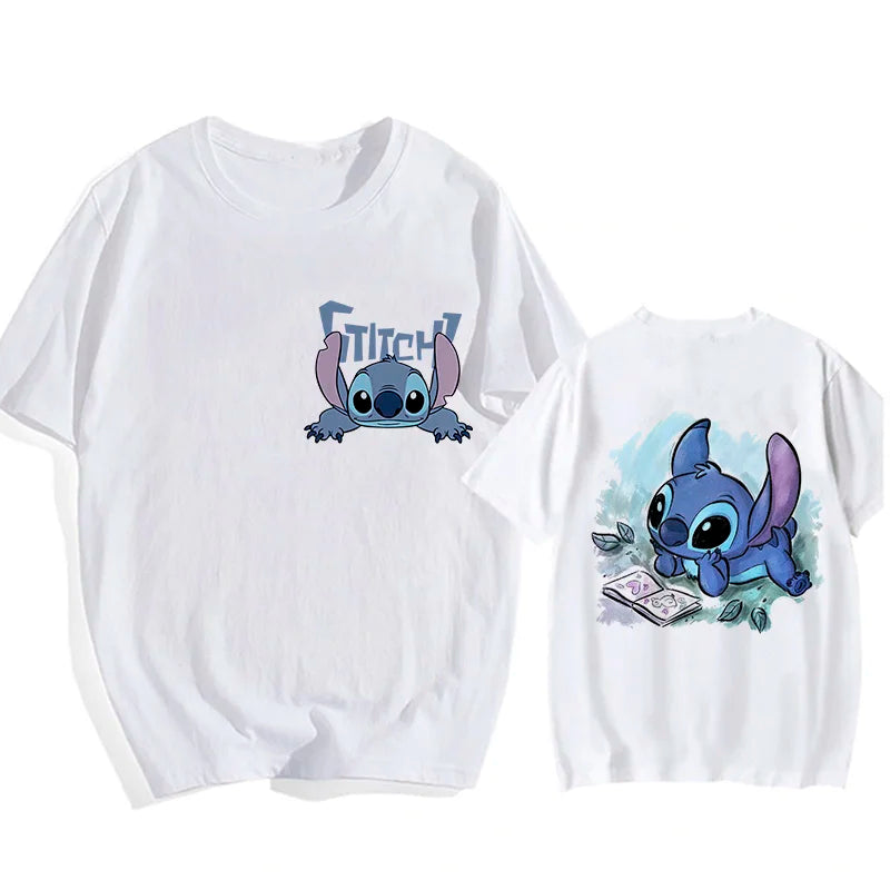Camisetas do Stitch e Rosa