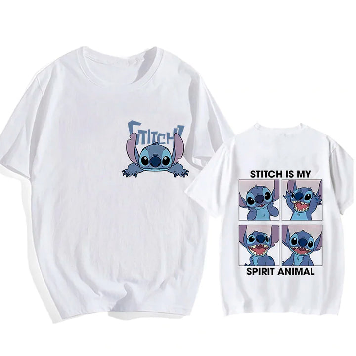 Camisetas do Stitch e Rosa