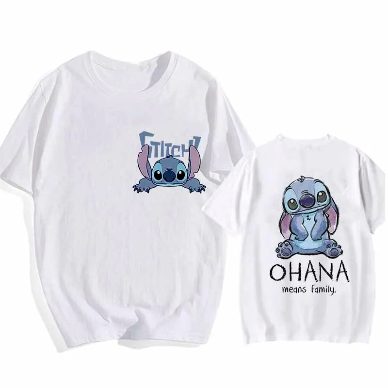 Camisetas do Stitch e Rosa
