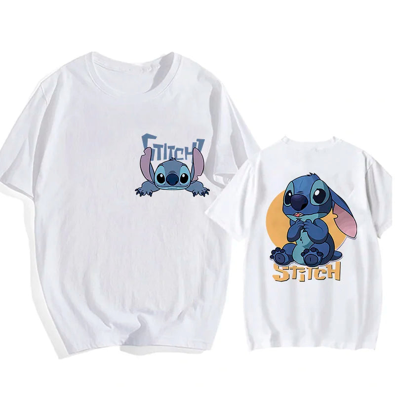 Camisetas do Stitch e Rosa