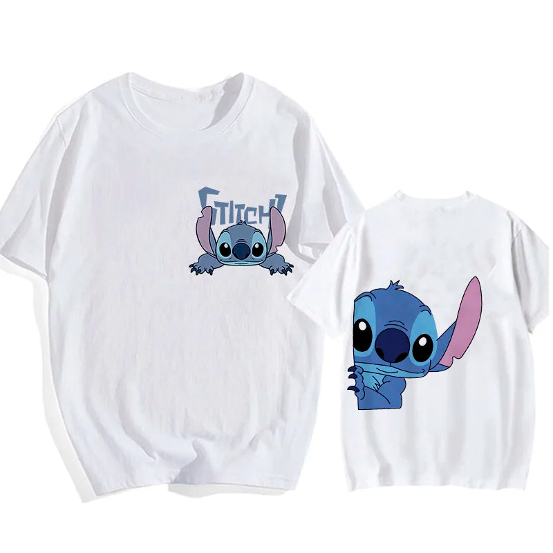 Camisetas do Stitch e Rosa
