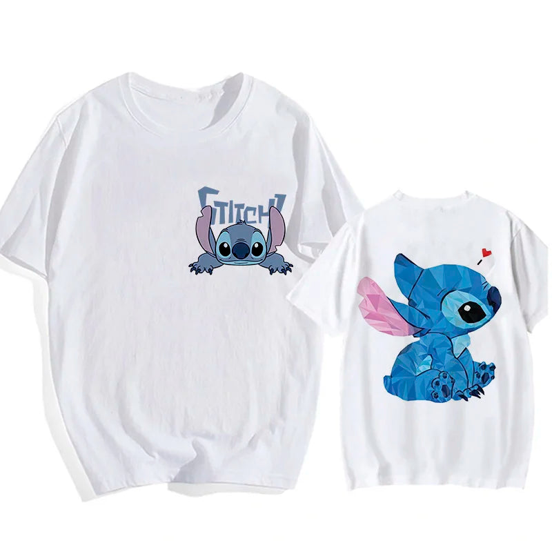 Camisetas do Stitch e Rosa