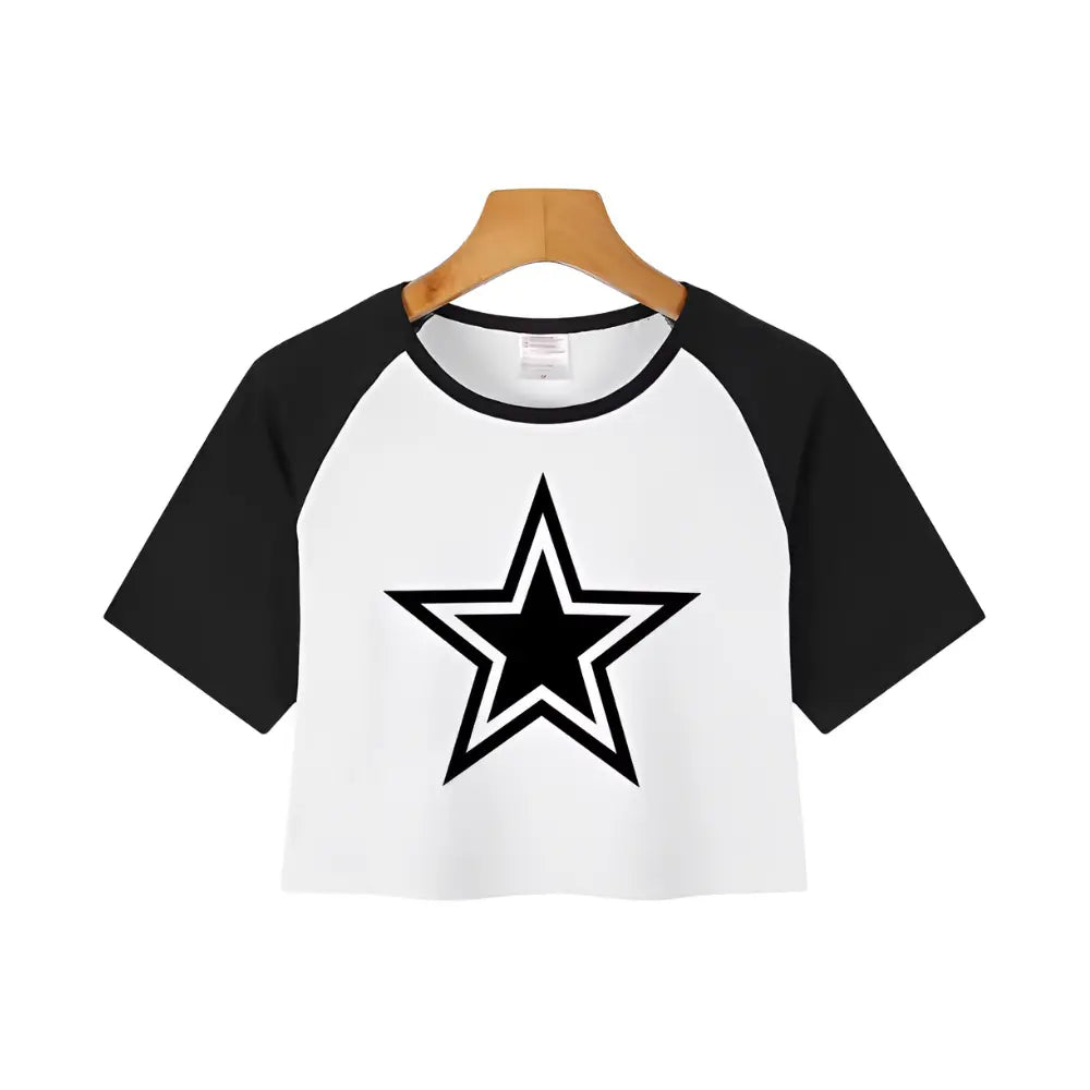 Camiseta Estrela Recortada Y2K