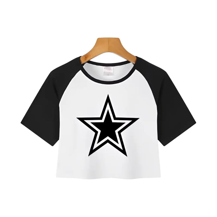 Camiseta Estrela Recortada Y2K